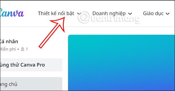 Thiết kế nổi bật trên Canva