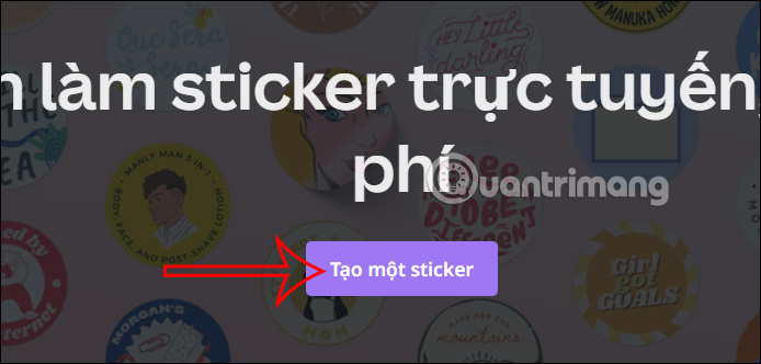 Tạo sticker trên Canva
