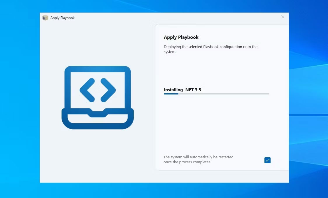Cài đặt .Net 3.5...