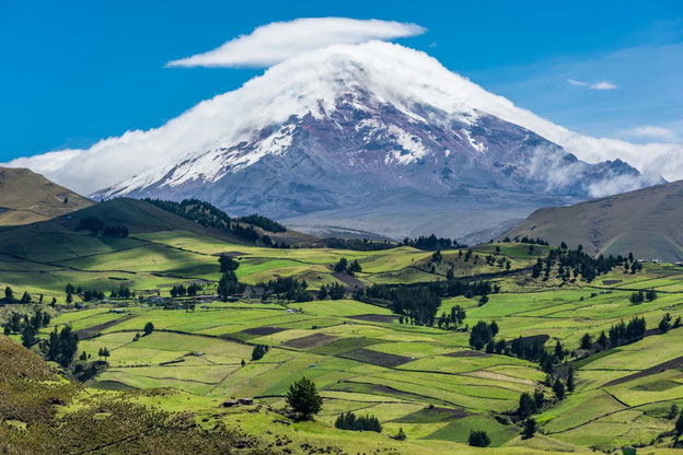 Đỉnh núi Chimborazo vượt mặt Everest về chiều cao. (Ảnh: NOAA).