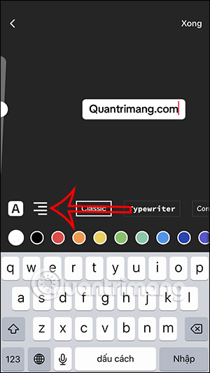 Chỉnh vị trí hiển thị văn bản video