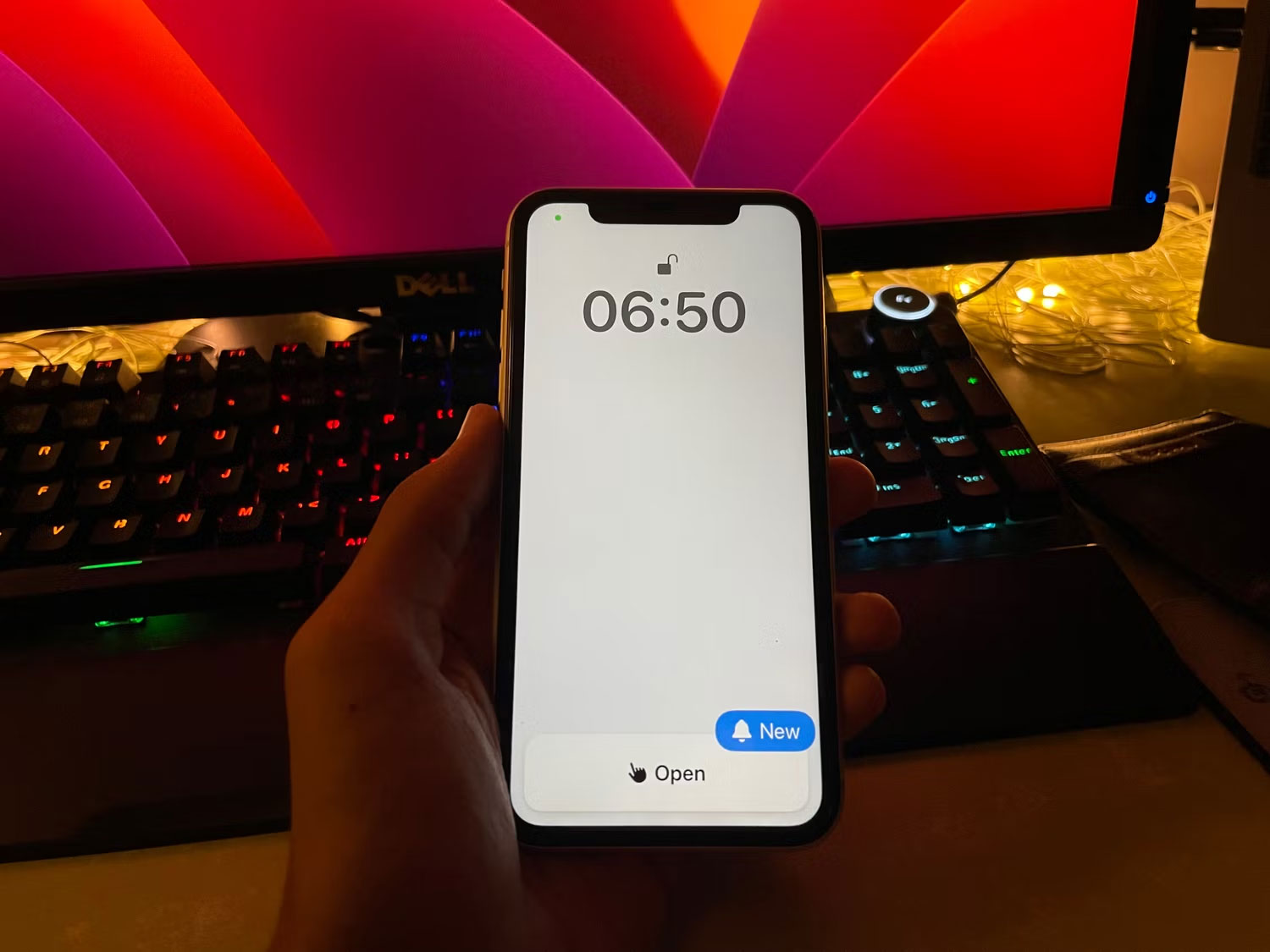 iPhone trên màn hình khóa Assistive Access