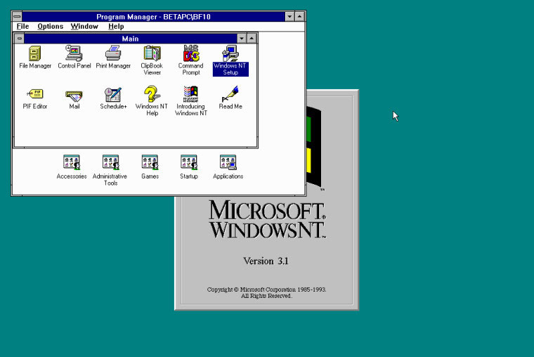 Windows NT 3.1