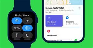 Cách ping Apple Watch từ iPhone