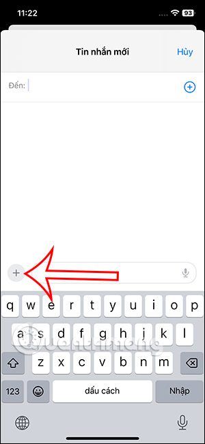 Tùy chọn nhắn tin tròng iPhone