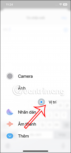 Thay đổi thứ tự vị trí ứng dụng