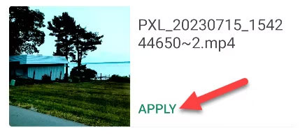 Nhấn vào nút "Apply" để tiếp tục