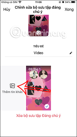 Thêm tin khác vào tin nổi bật Facebook