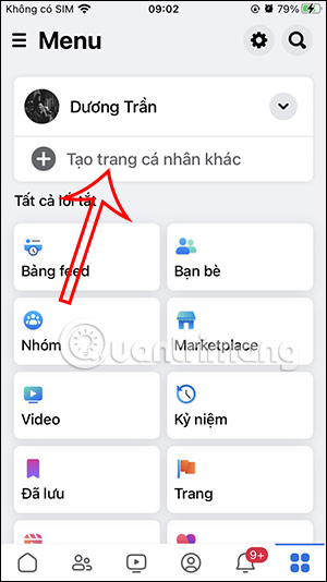 Tạo trang cá nhân Facebook