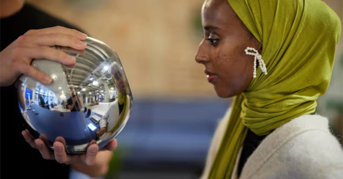 Quả cầu bằng bạc