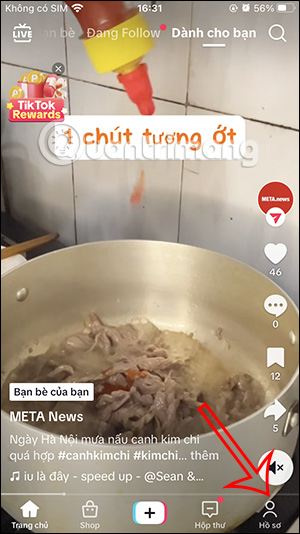 Hồ sơ trên TikTok