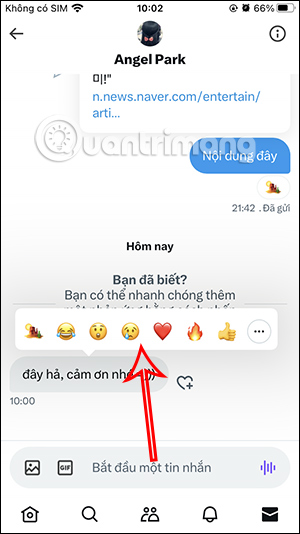 Biểu tượng cảm xúc tin nhắn Twitter
