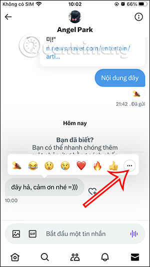 Tùy chọn biểu tượng cảm xúc trên Twitter
