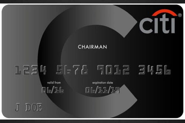 Thẻ đen Citi Chairman