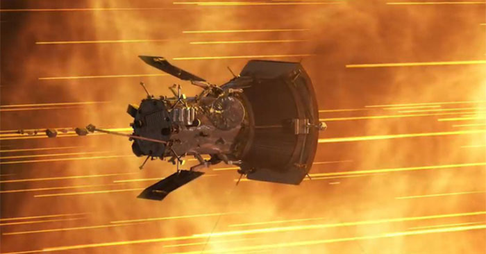 Tàu Parker Solar. Ảnh: NASA.