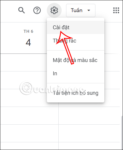 Cài đặt Google Calendar máy tính
