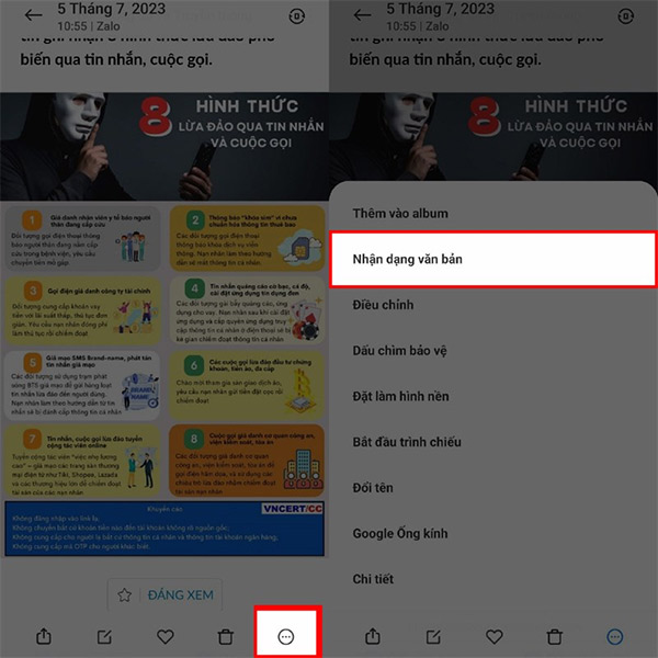 Công cụ nhận diễn chữ trong ảnh 