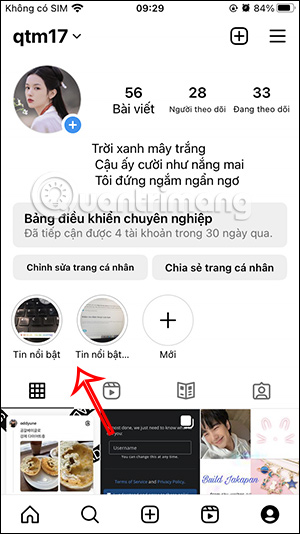 Tin nổi bật Instagram