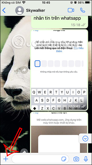Gửi file trên WhatsApp