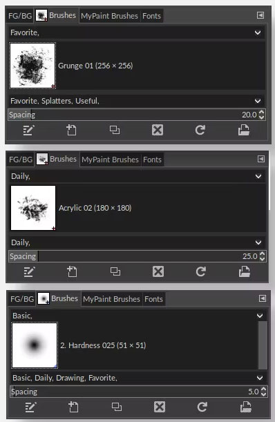 Các tag GIMP tùy chỉnh