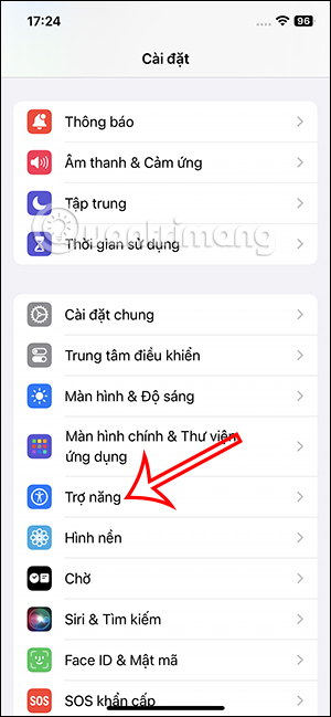 Trợ năng trên iPhone