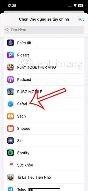 Cài đặt riêng cho Safari iPhone