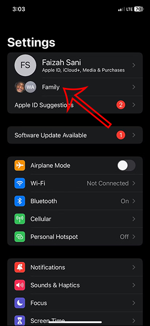Nhóm Family Sharing đang tham gia 