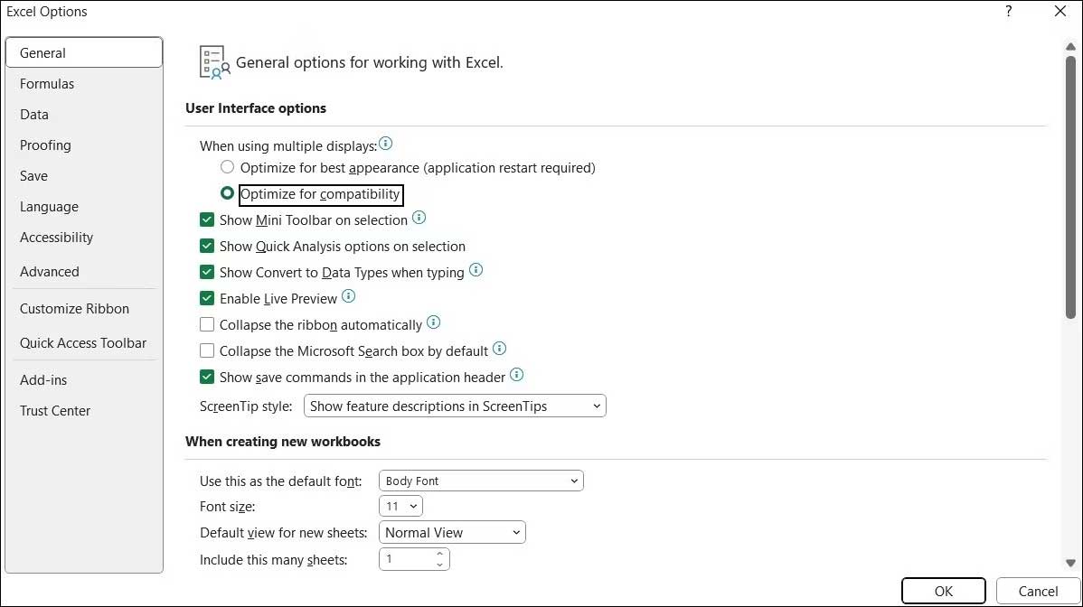 Cách sửa lỗi Excel chạy chậm trên Windows