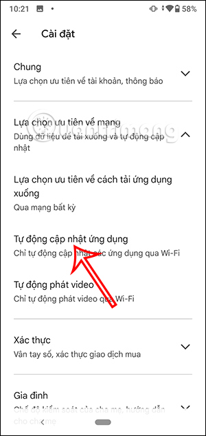 Tự động tải ứng dụng trên Android