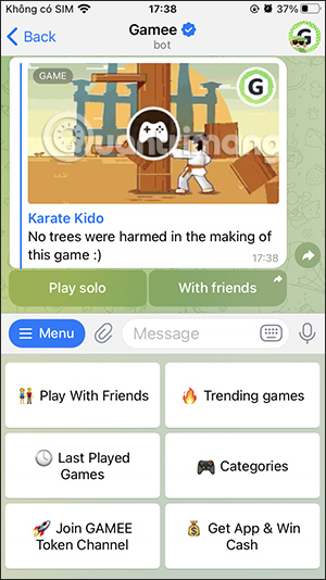 Game trên Telegram