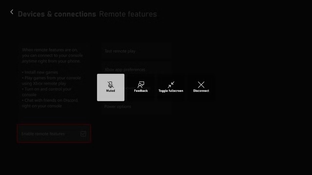Các tùy chọn Remote Play cho Xbox Series X