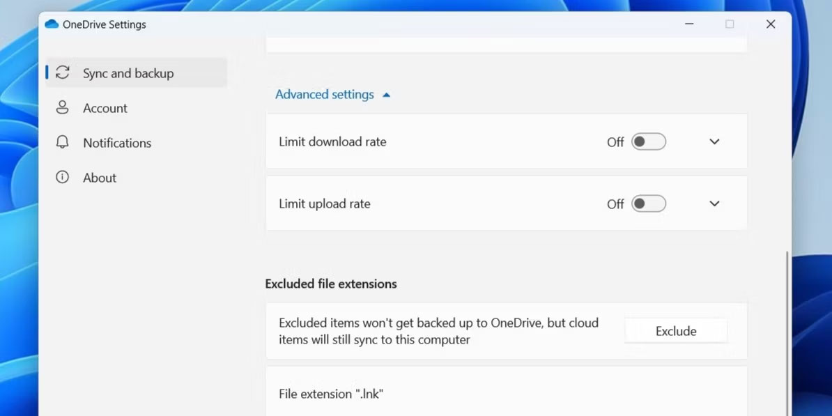 Vô hiệu hóa giới hạn upload và download cho OneDrive