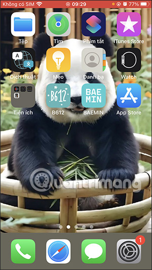 Thao tác trên màn hình điện thoại 