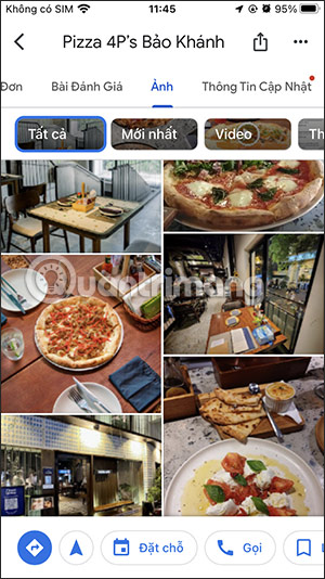Hình ảnh của quán trên Google Maps