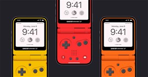 Cách tạo hình nền mô phỏng GameBoy Advance SP iPhone