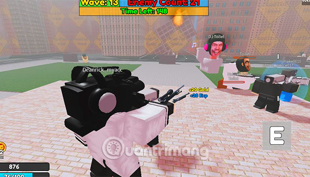 code Skibid Toilet Attack moi