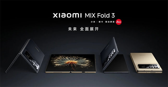 Xiaomi Mix Fold 3 dày 5,26 mm khi mở ra và 10,89 mm khi xếp lại