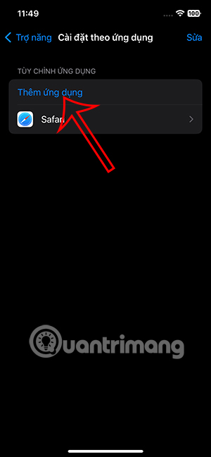 Tìm kiếm ứng dụng trên iPhone