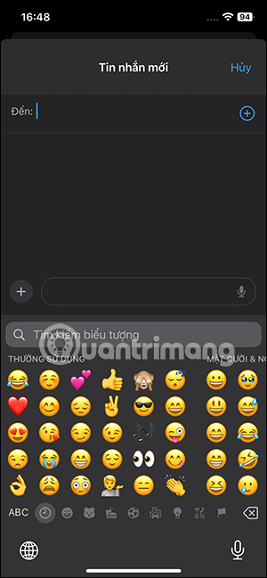 Emoji trên iPhone