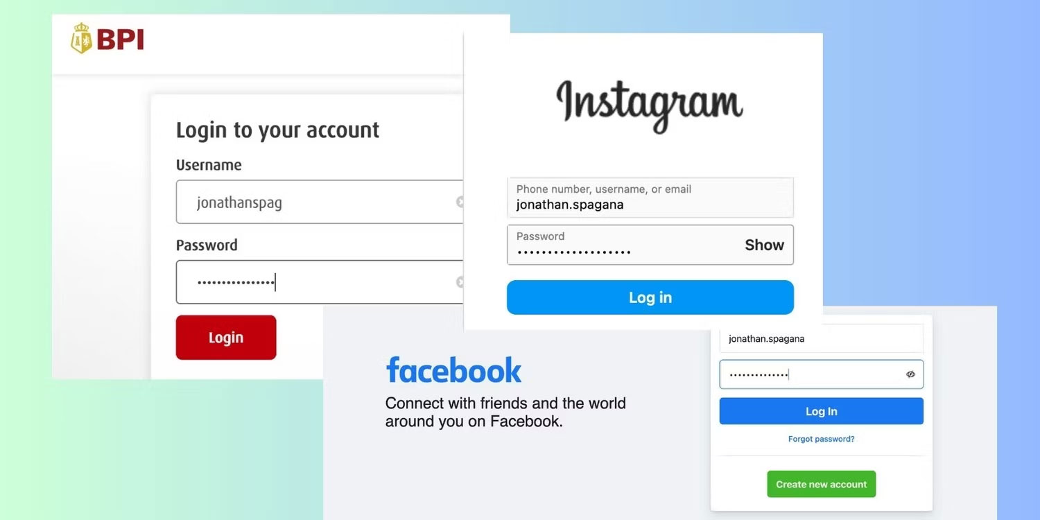 Mật khẩu trực tuyến bị kiểm duyệt trên Facebook, Instagram và BPI