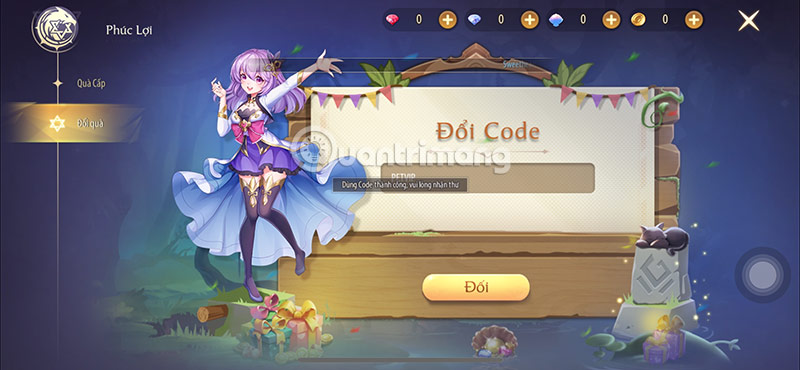 lala land lục địa bí ẩn giftcode