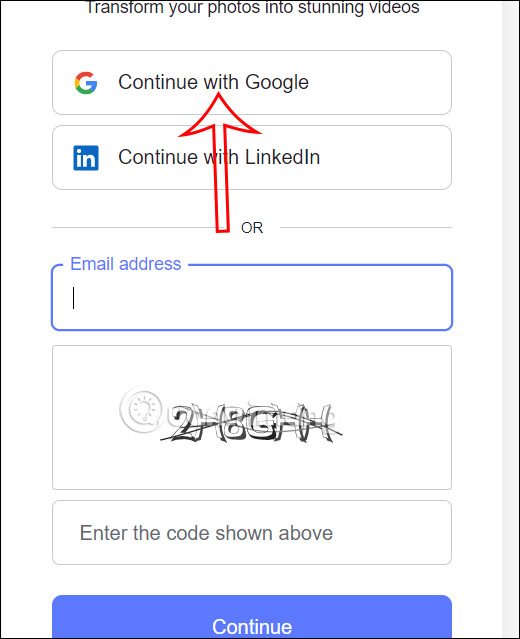 Truy cập Google sử dụng D-ID AI Presenters Canva