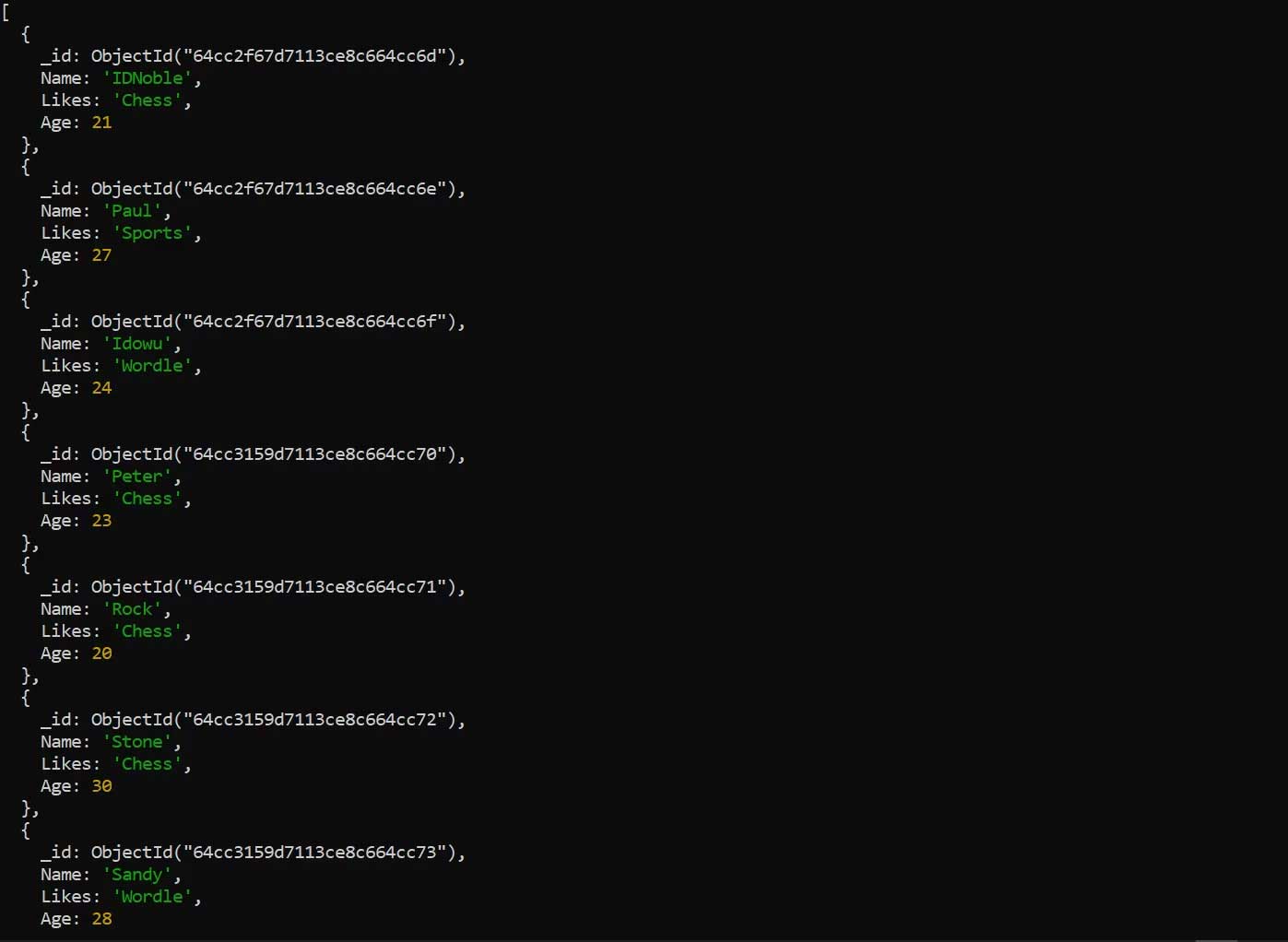 Hoạt động của MongoDB