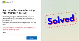 Cách khắc phục lỗi “We’ll Need Your Current Windows Password” trên Windows 10/11