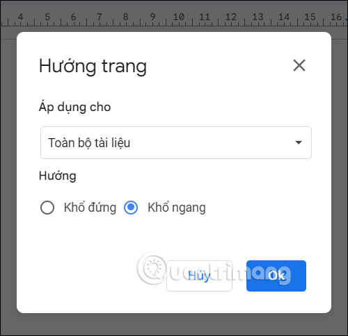 Chuyển hướng trang Google Docs