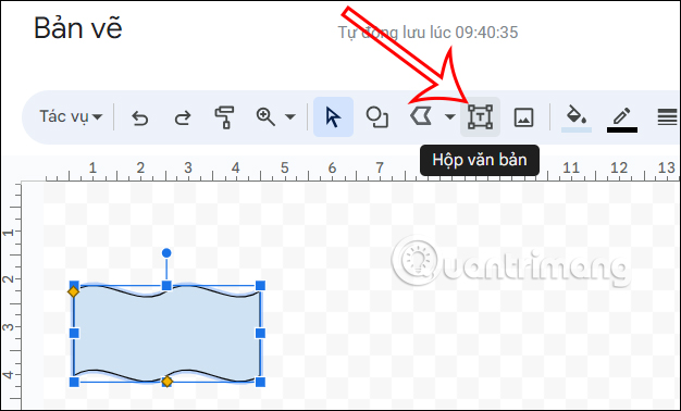 Hộp văn bản trên Google Docs