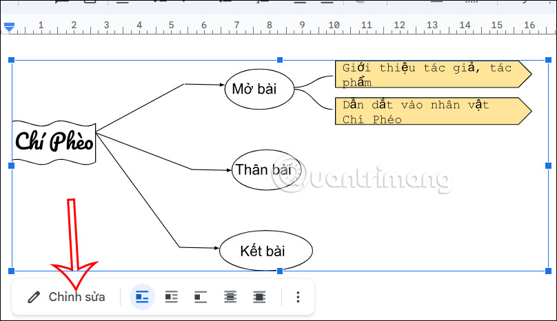 Tạo sơ đồ tư duy Google Docs