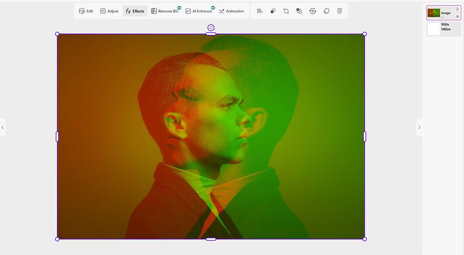 Ảnh biến thành tác phẩm nghệ thuật tại Picsart