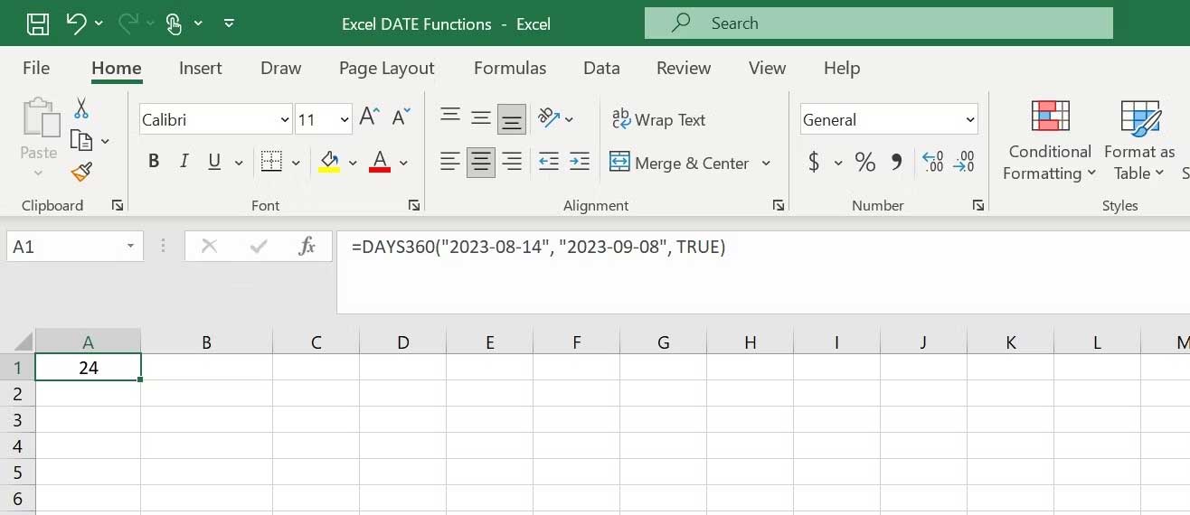 Những hàm DATE trong Excel bạn cần biết