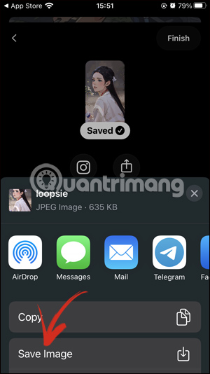 Download ảnh trên Loopsie